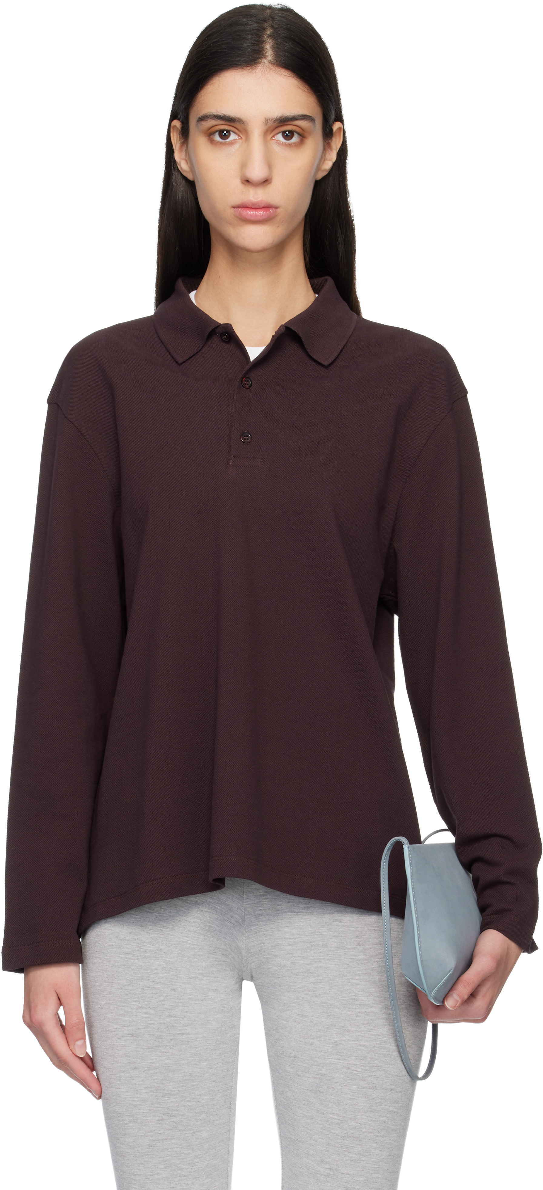 FLORE FLORE: Brown Diana Polo | SSENSE