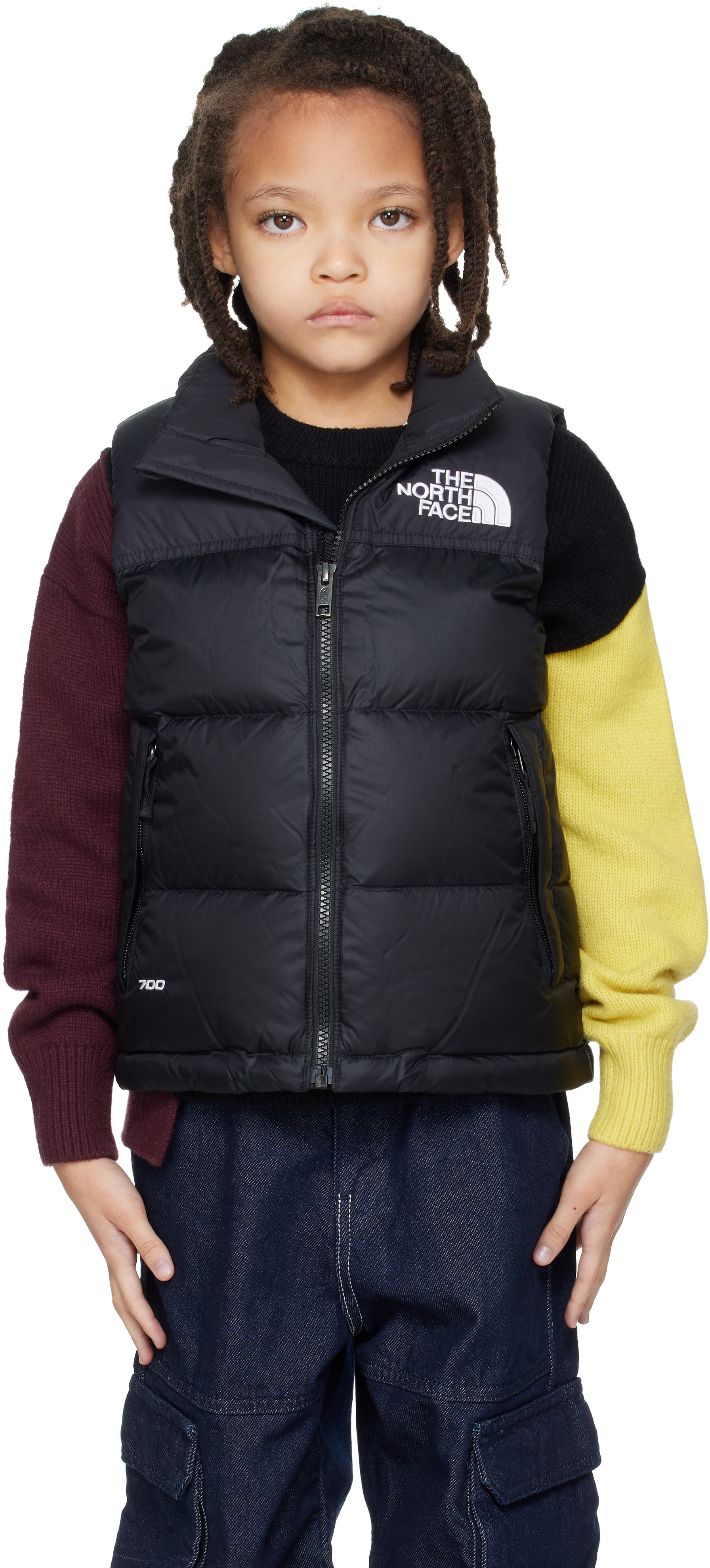 The North Face Kids: Big Kids Black 1996 Retro Nuptse Down Vest 