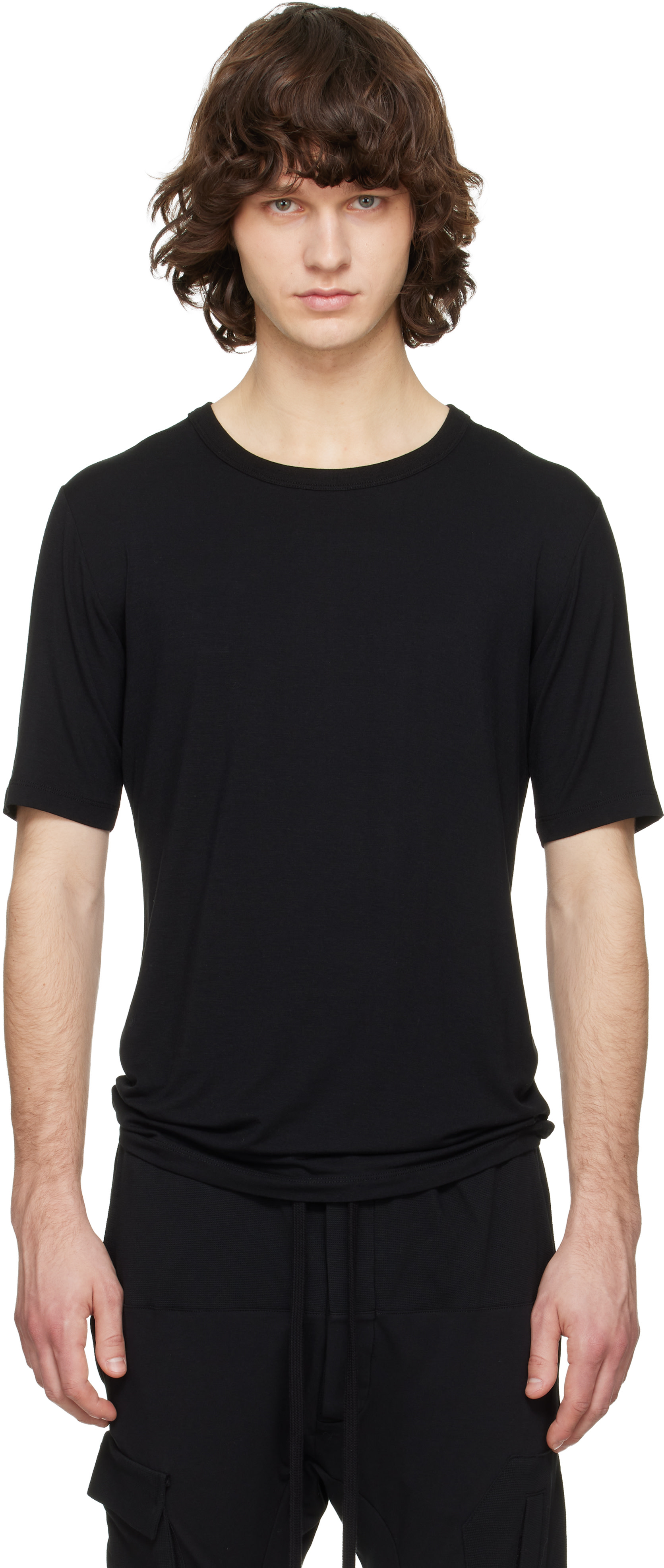 thom/krom: Black M TS 938 T-shirt | SSENSE