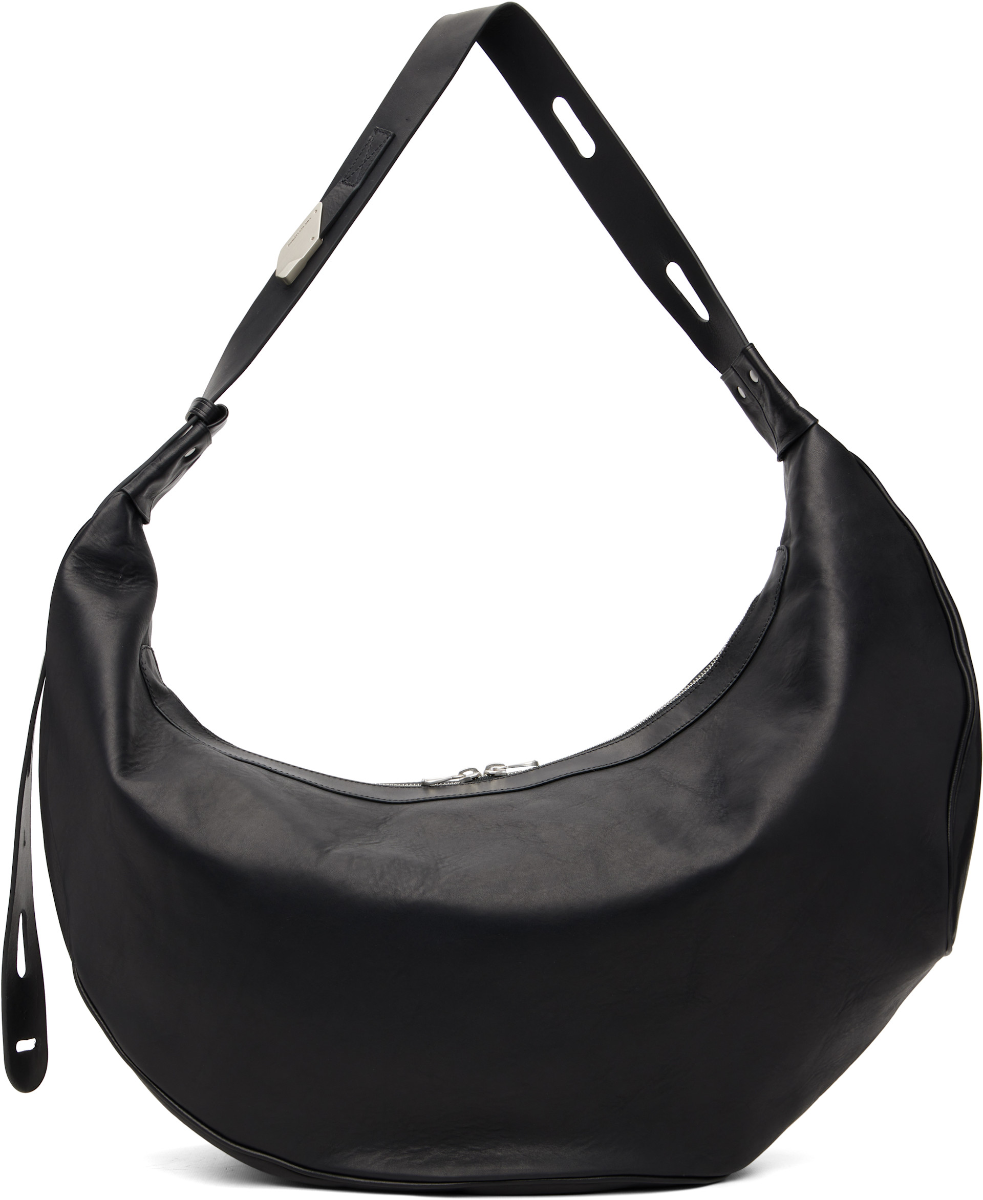 Kiko Kostadinov キャンバスショルダーバッグ Kiko Kostadinov: Black Moravia Bag | SSENSE