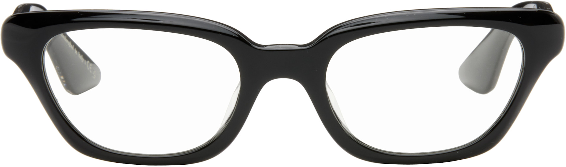 KHAITE: Black Oliver Peoples Edition 1983C Blue Light Glasses | SSENSE