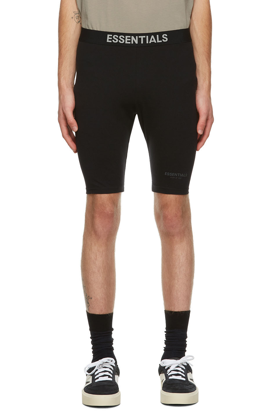 Black Athletic Bike Shorts