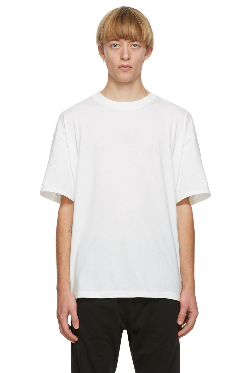 Three-Pack White Jersey T-Shirts