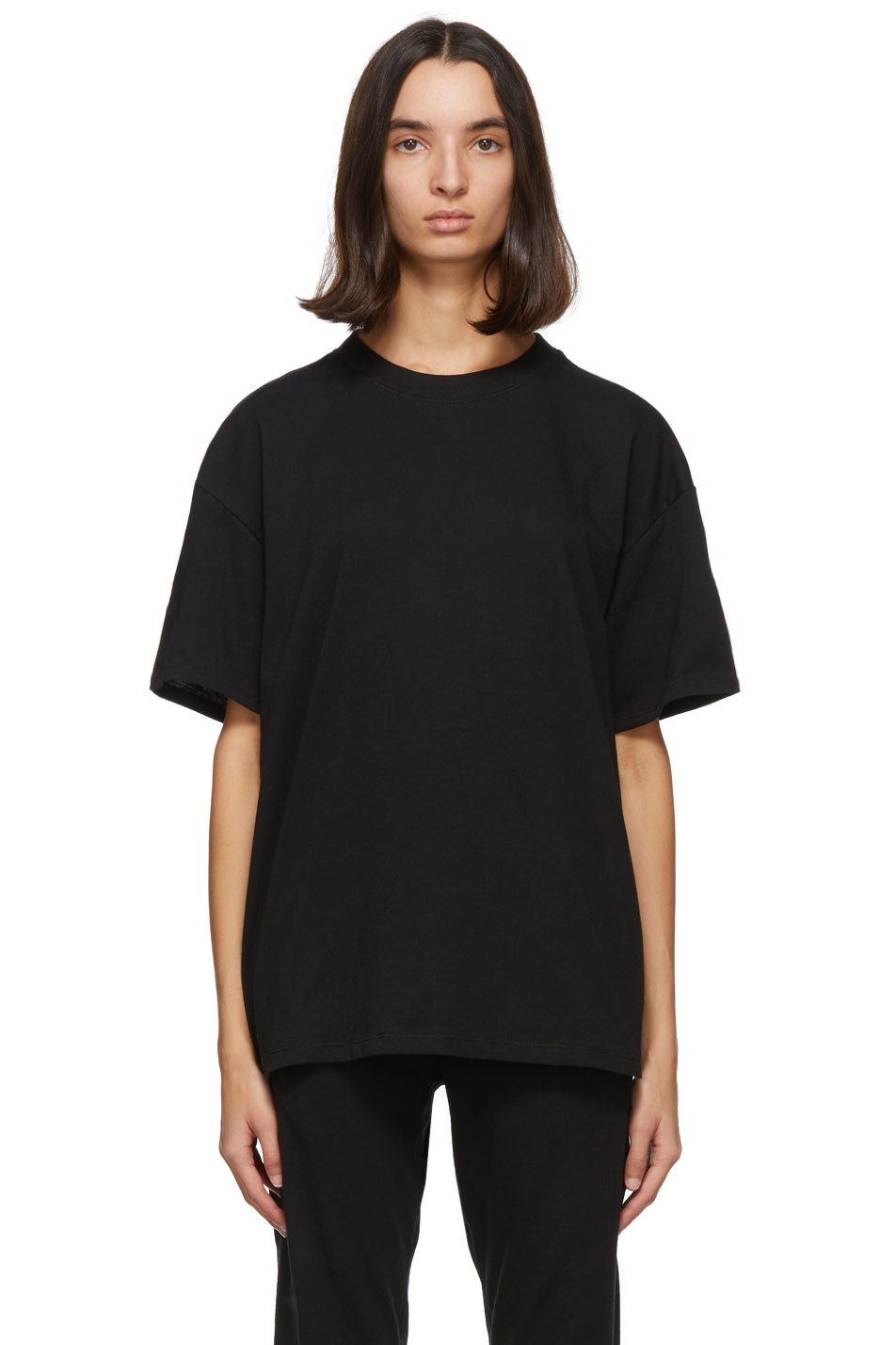Three-Pack Black Jersey T-Shirts