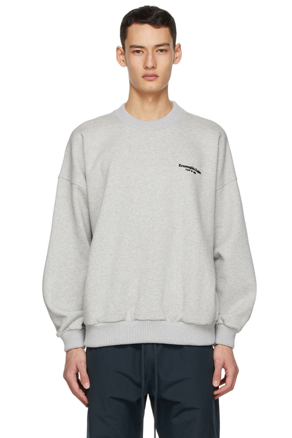Fear of god zegna sweatshirt clearance