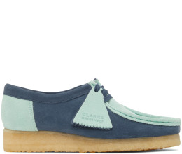 Clarks Originals - Blue Suede Wallabee Derbys