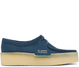 Clarks Originals - Navy Wallabee Cup Derbys