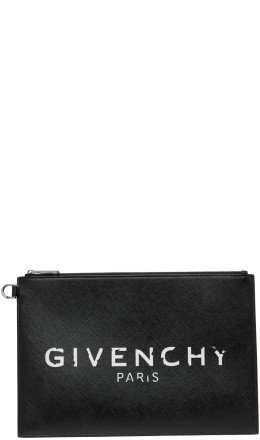 Black 'Givenchy Paris' Iconic Pouch - Givenchy