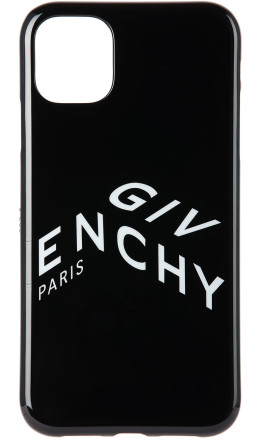 Givenchy - Black Refracted Logo Iphone 11 Case