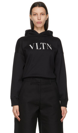 Valentino - Black Vltn Hoodie Bodysuit