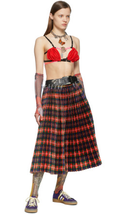 Chopova Lowena - Red Swirl Bra