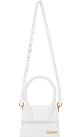 Jacquemus - White 'Le Chiquito Moyen' Top Handle Bag