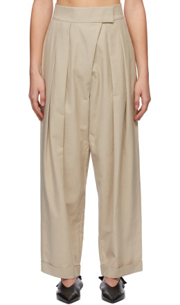 Blossom - Beige Cotton Zen Trousers