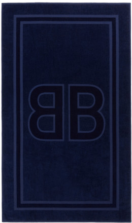 Balenciaga - Navy BB Beach Towel