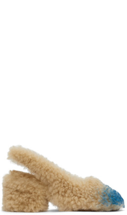 Marni - Tan Sheepskin Pumps
