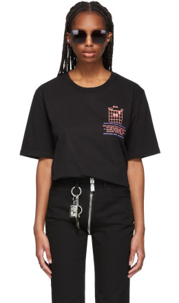 SSENSE WORKS - SSENSE Exclusive Dev Hynes Black 'Smile' T-Shirt