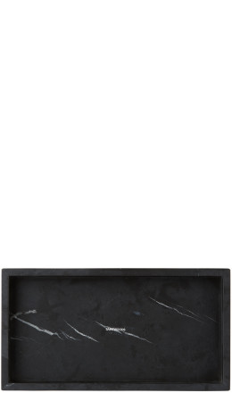 Saintwoods - Ssense Exclusive Black Marble Catchall Dish