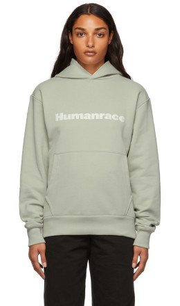 adidas x Humanrace by Pharrell Williams - SSENSE Exclusive Humanrace Tonal Logo Hoodie