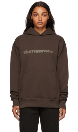 adidas x Humanrace by Pharrell Williams - SSENSE Exclusive Humanrace Tonal Logo Hoodie