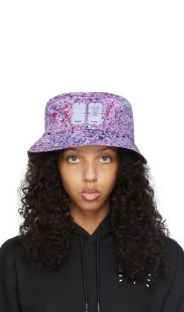 MCQ - Purple Hyper Speckle Bucket Hat