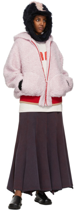 Marni - Pink Mohair Bomber Jacket