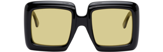 Gucci - Black Oversized Square Sunglasses