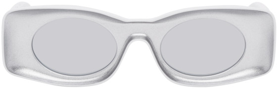 Loewe - Grey & White Paula's Ibiza Square Sunglasses