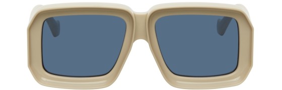 Loewe - Beige Paulas Ibiza Dive In Mask Sunglasses