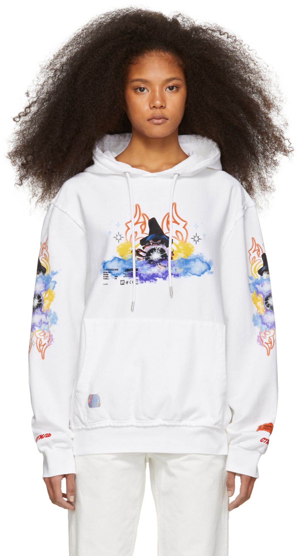 Capuche À Tribal Pull Wizard Blanc OP0Xnwk8N