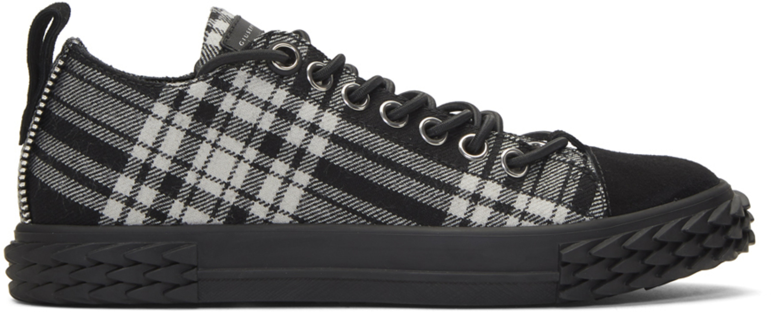 Baskets Et Blanches À Noires Carreaux Blabber mNnOwP80vy