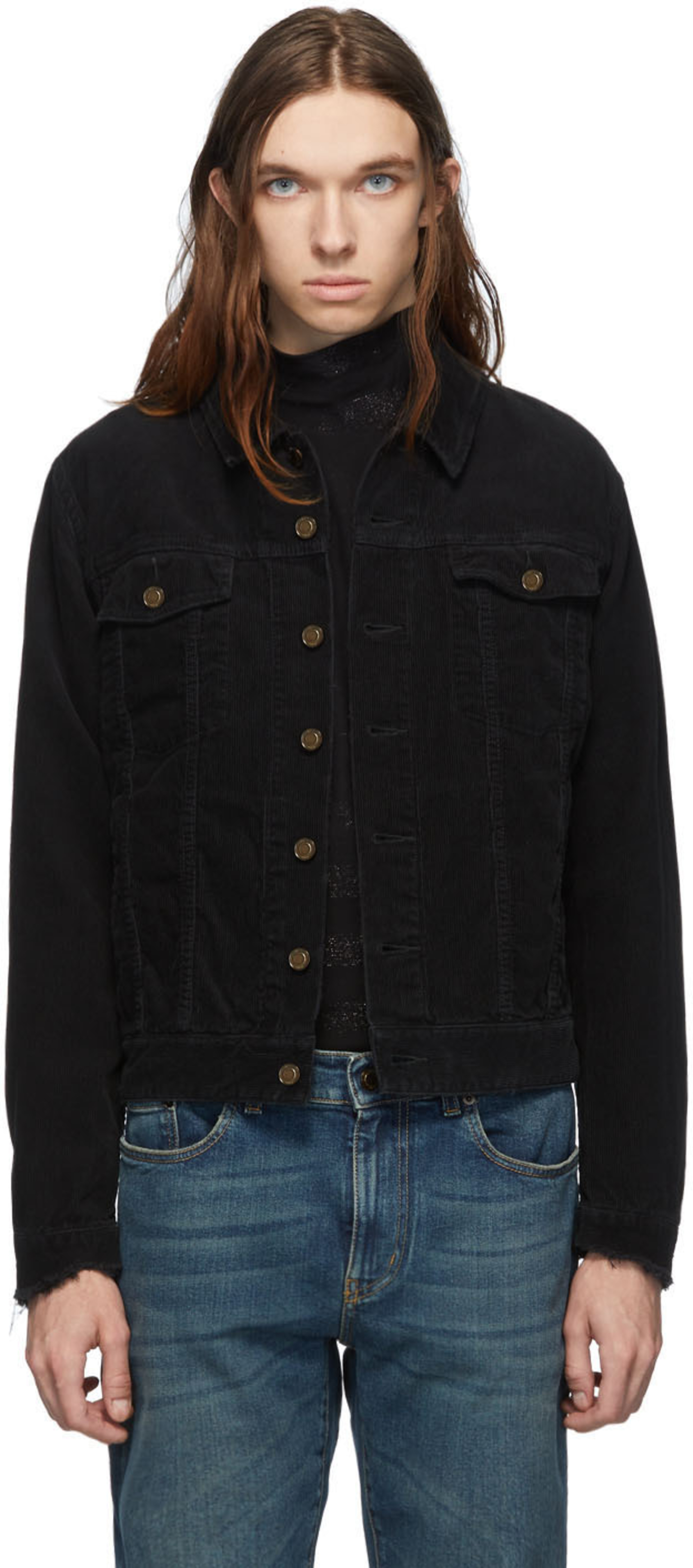 Noir Blouson Velours Côtelé En Classic kZwXuOiTP