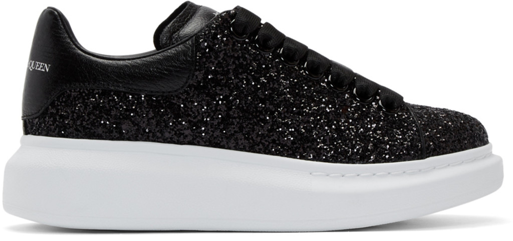 Black Glitter Oversized Sneakers Black Glitter Oversized Sneakers