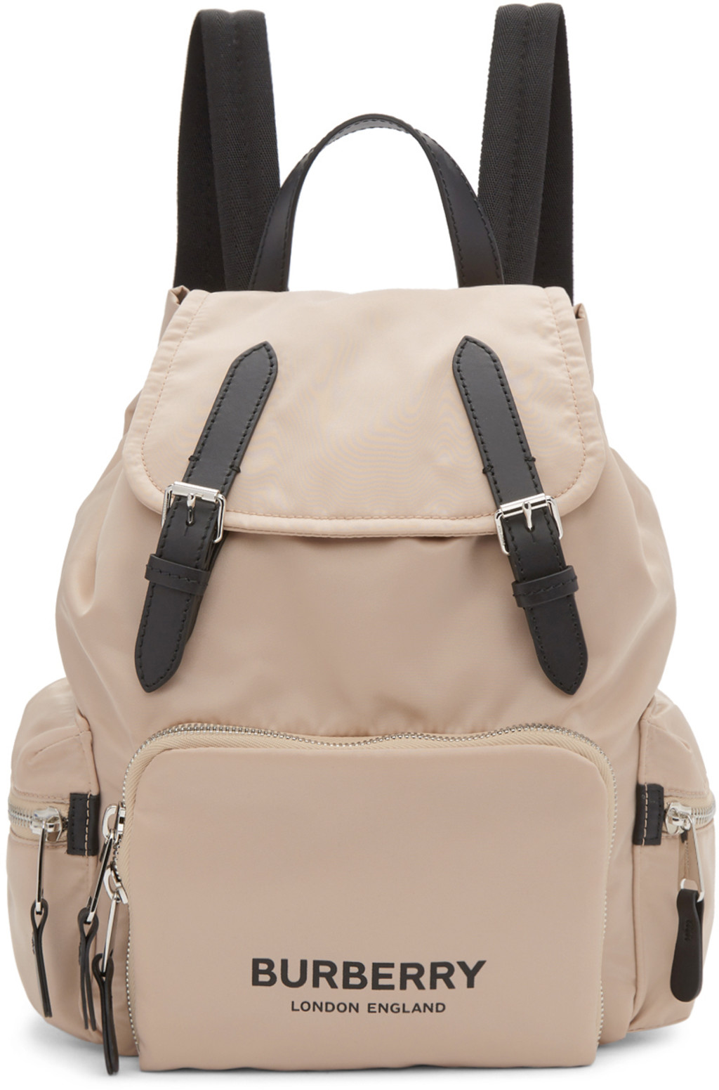 Pink Nylon Medium Rucksack