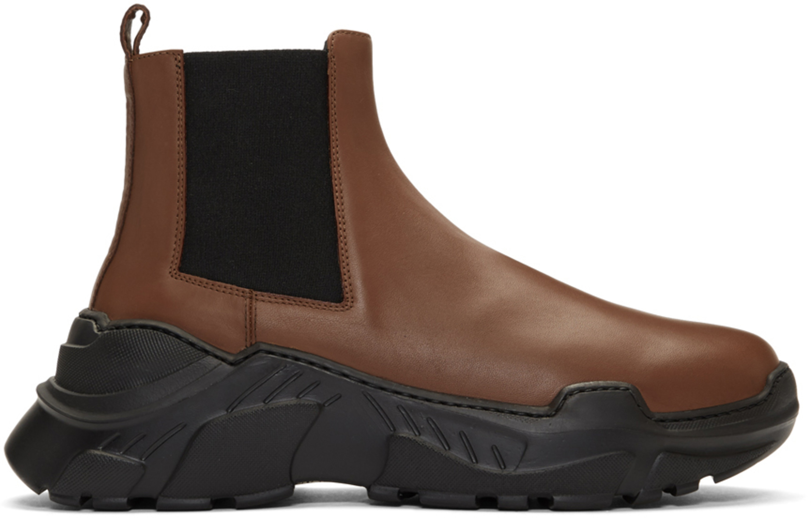 Ssense Exclusive Brown Go Glove Boots