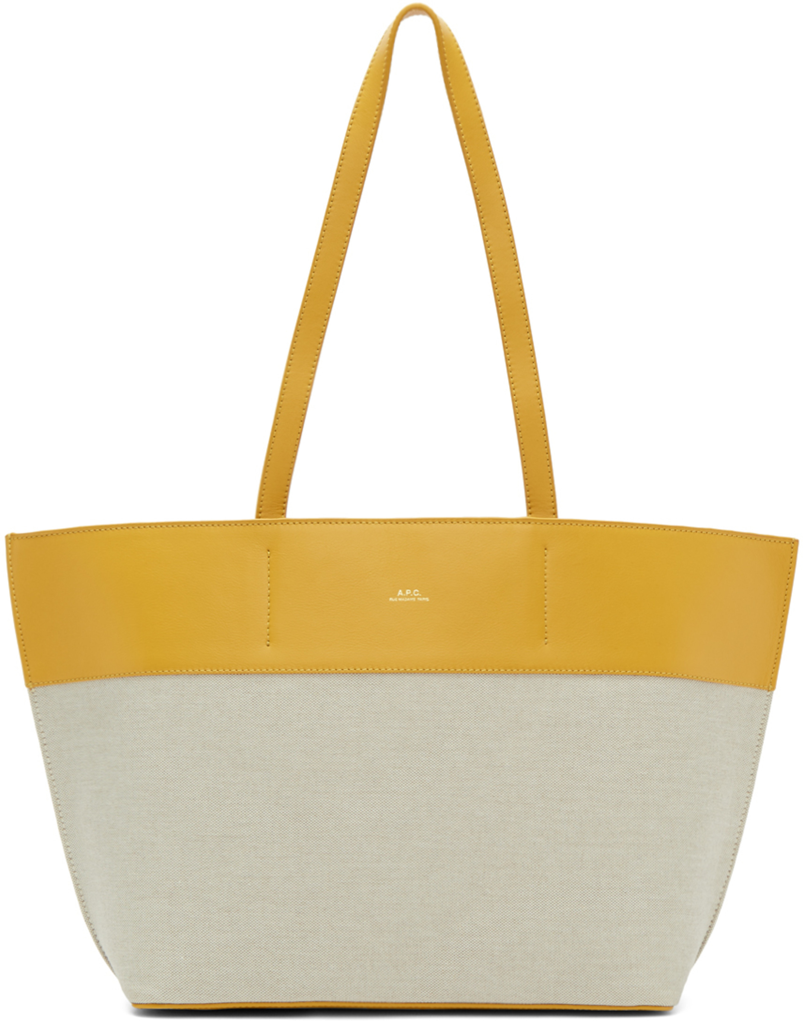 Yellow Off White Small Totally Tote