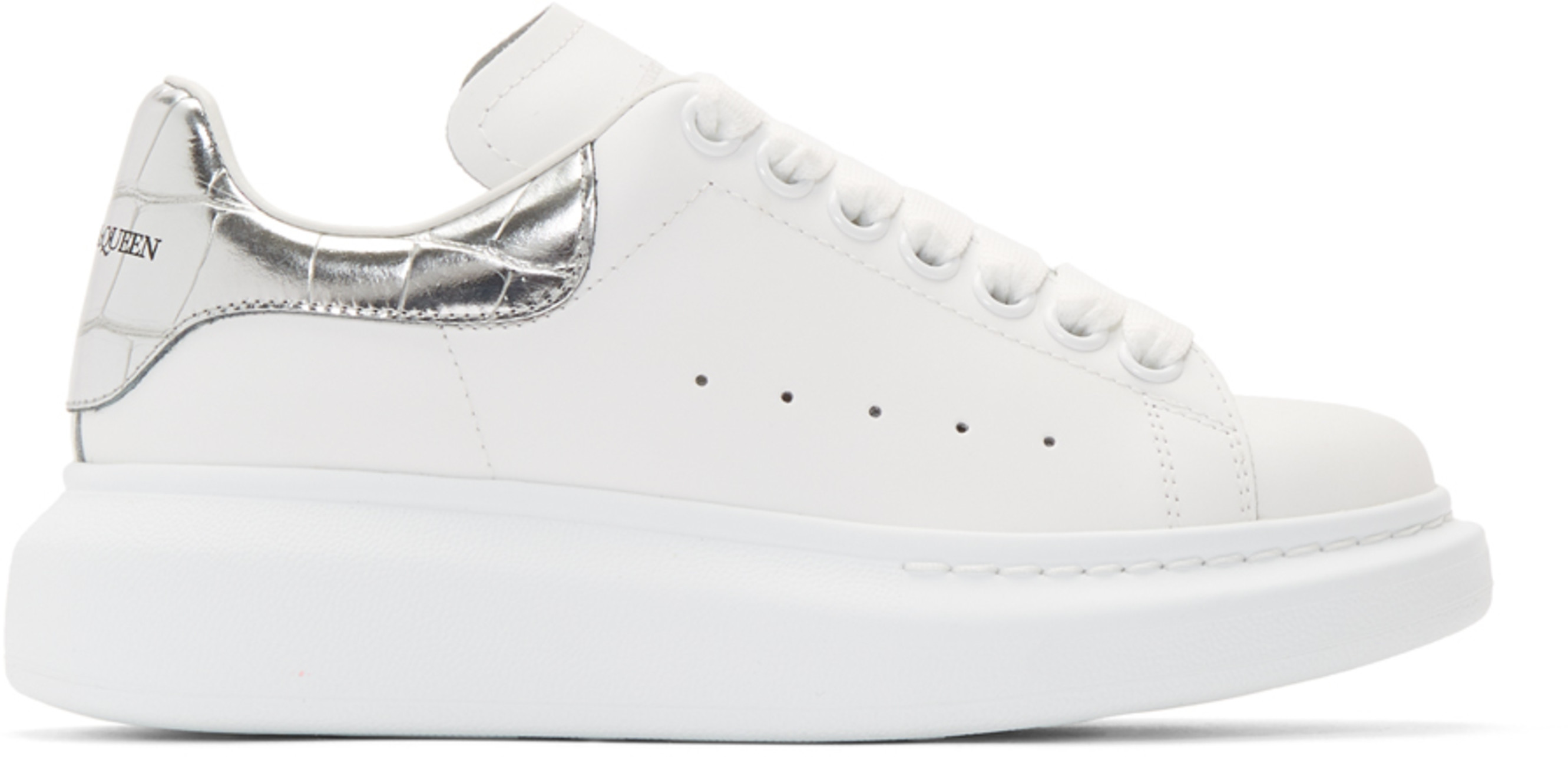 White & Silver Oversized Sneakers White & Silver Oversized Sneakers