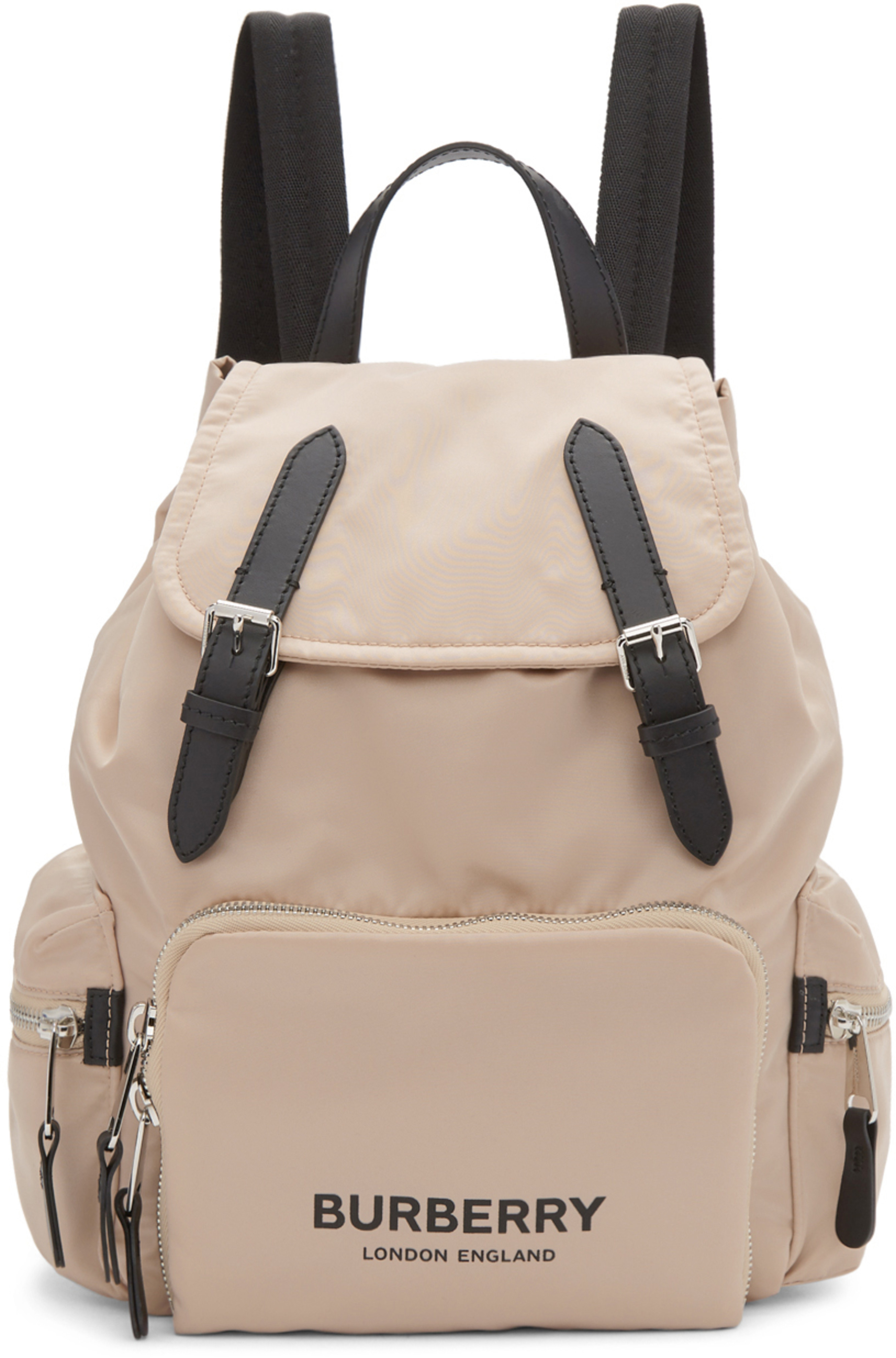 Pink Nylon Medium Rucksack
