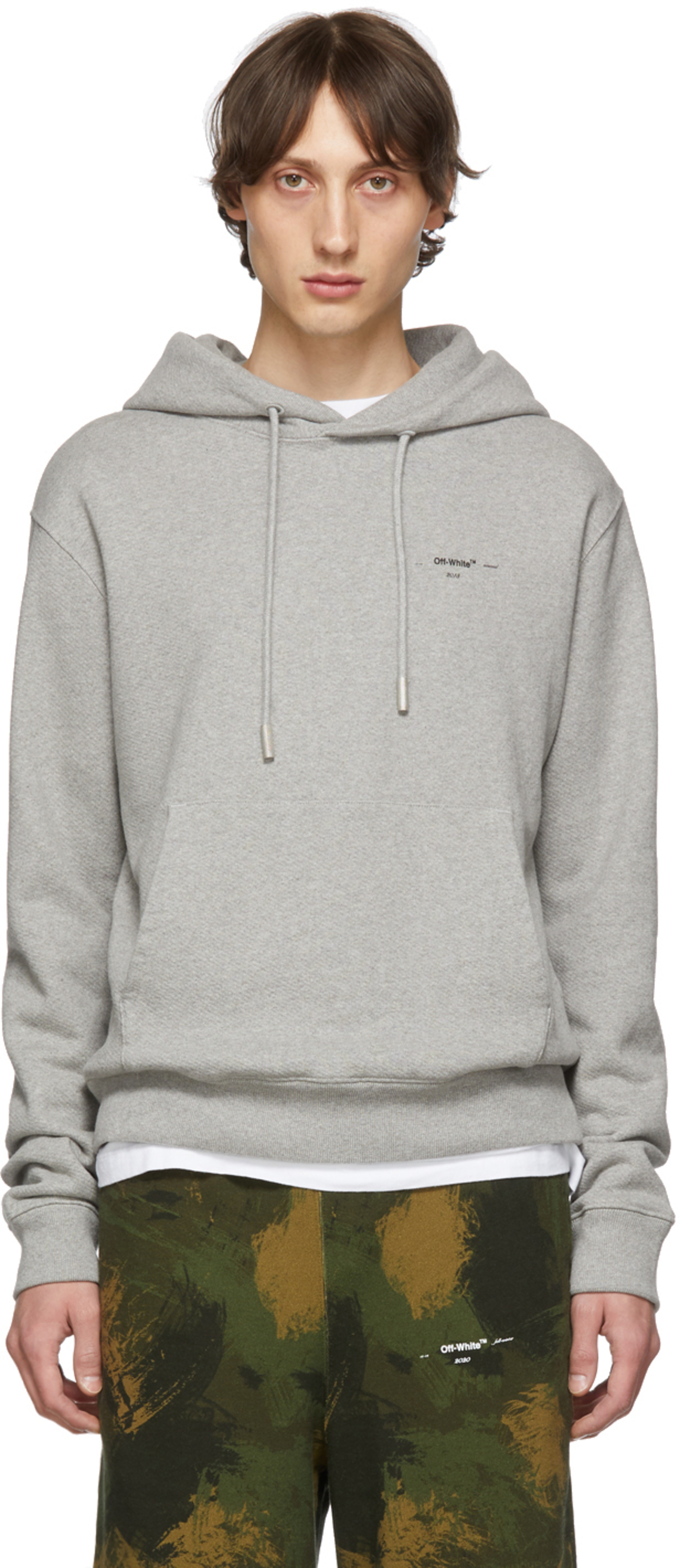 off white and champion hoodie