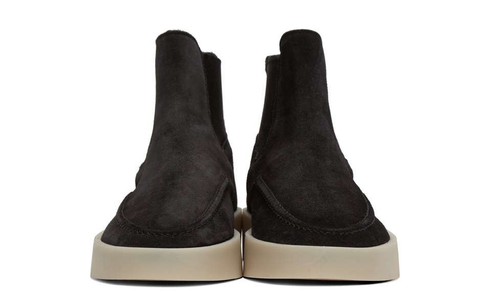 Black Suede Chelsea Boots