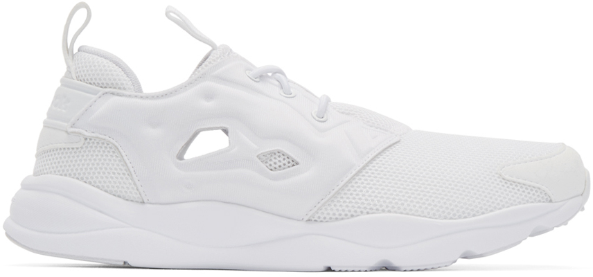 Reebok Classics: White Furylite Sneakers | SSENSE