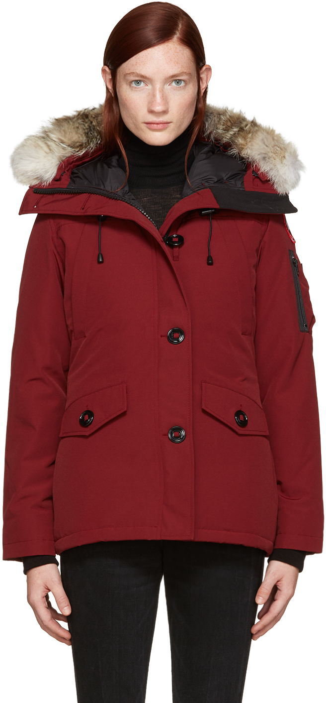 Canada Goose: Red Down Montebello Parka | SSENSE UK