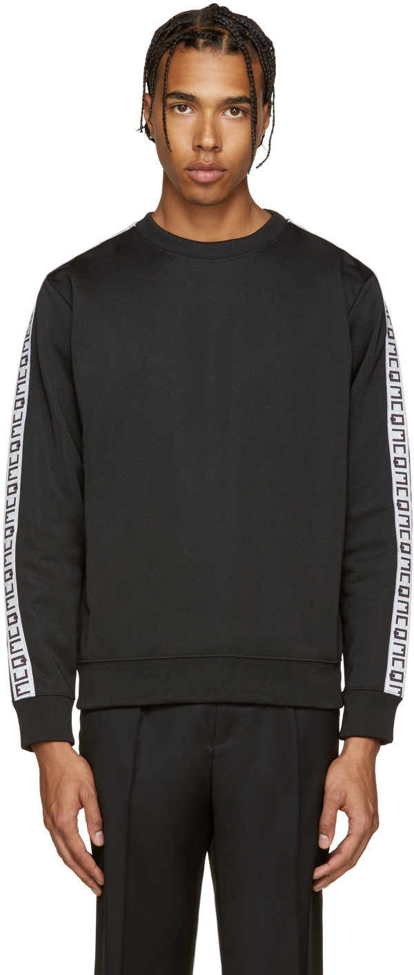 McQ Alexander McQueen: Black Tape Sweatshirt | SSENSE