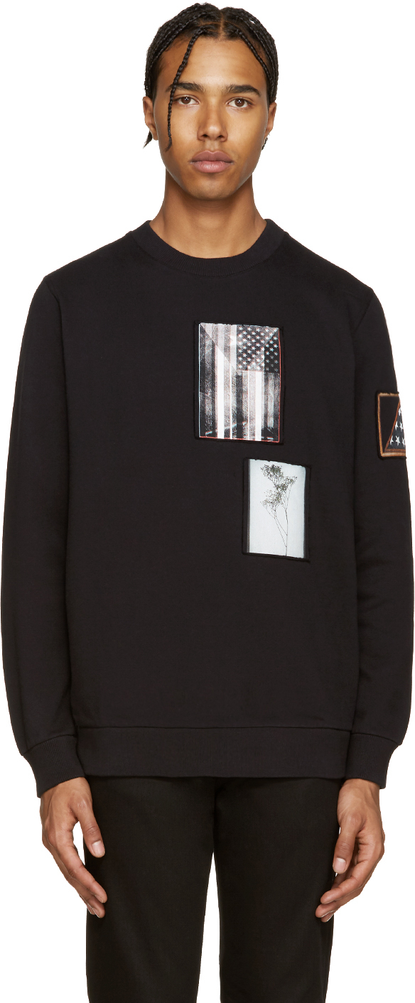 Givenchy: Black Patches Pullover | SSENSE