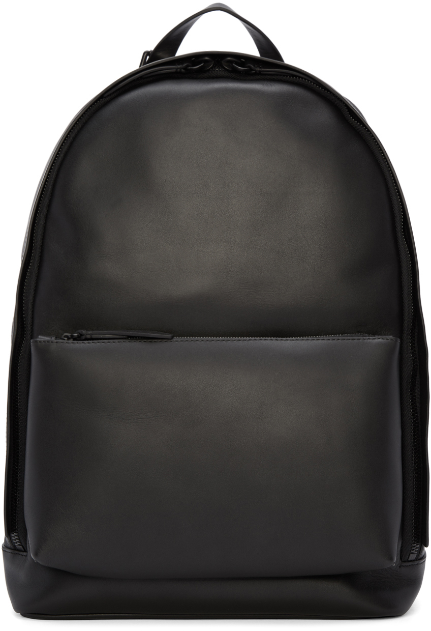 3.1 Phillip Lim: Black Leather 31 Hour Backpack | SSENSE