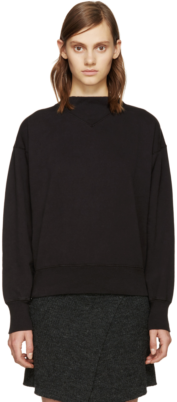 Isabel Marant Etoile: Black Bailee Pullover | SSENSE Canada