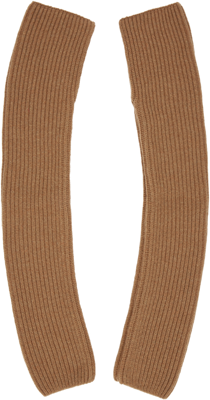Nehera Tan Merino Wool Sleeves SSENSE