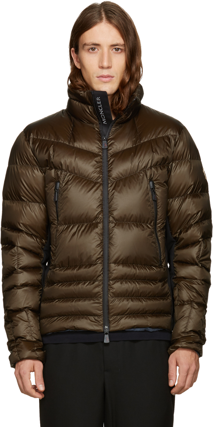 Moncler Grenoble: Green Down Canmore Jacket | SSENSE UK
