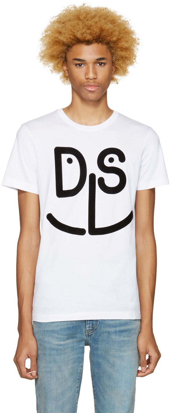 Diesel: White T-Diego-Md T-Shirt | SSENSE