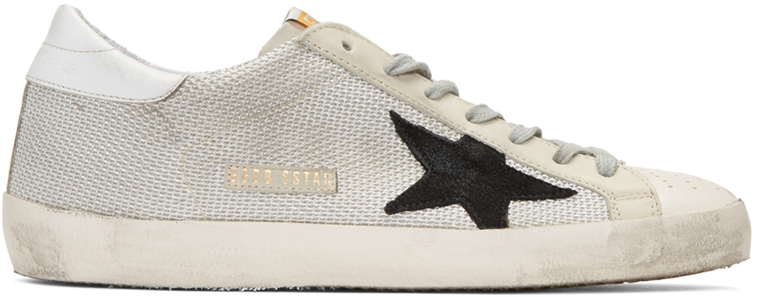 Golden Goose: Grey Superstar Sneakers | SSENSE