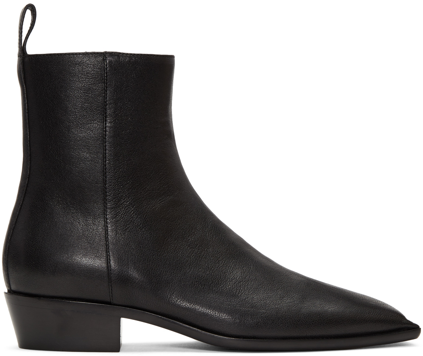 balenciaga square toe boots